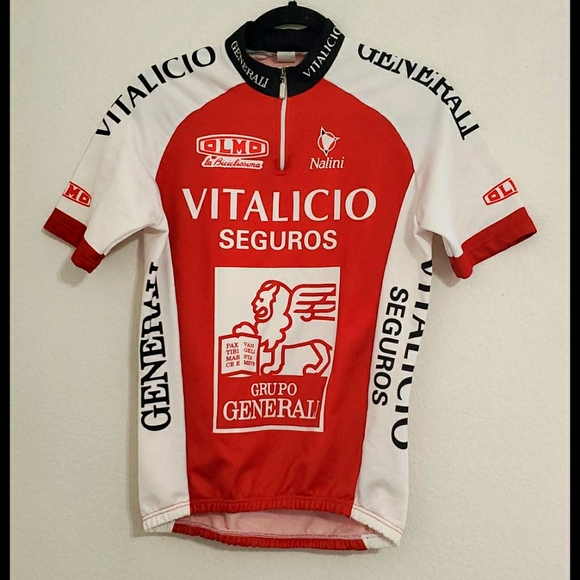 VITALICIO SEGUROS Bicycle Racing Team shirt sm/med cycle workout - Picture 3 of 8